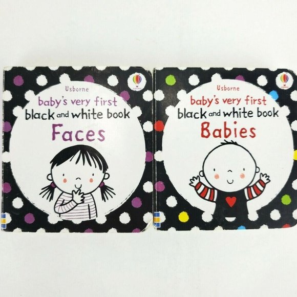 Other 2 Usborne Babys Very First Black And White Mini Board Books